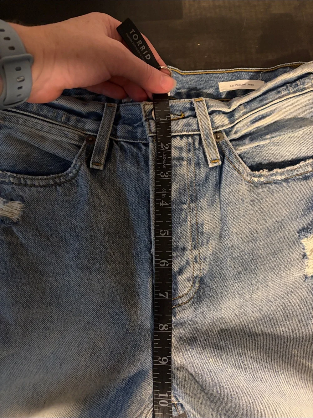 Frame Light Wash Aldine Le Pegged Jeans Size 24 Classic Rigid Denim